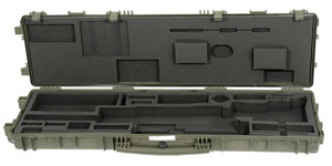 Accuracy International TRANSIT CASE (Explorer Plastic) Fitted for AW rifle GREEN 6186GR 6186GR