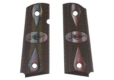 Kimber Ruby/Charcoal Laminate Compact Grips 1100161A