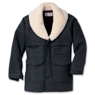 Filson Charcoal Wool Packer Coat FIL-10040-CH