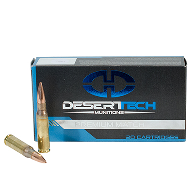 Desert Tech .308 Win 175GR PTS Match Ammunition