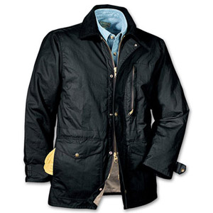 Filson SM Black Cover Cloth Weekender Coat 10023