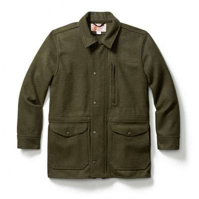 Filson Wool Mile Marker Jacket Xlong Forest Green 10229