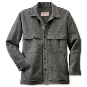 Filson Gray Wool Cape Coat FIL-10048