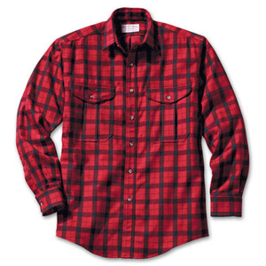 Filson LG Red/Black Alaskan Guide Shirt 12007-RB