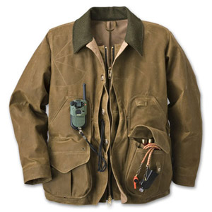 Filson SM Tan Tin Cloth Zipper Field Coat 10088