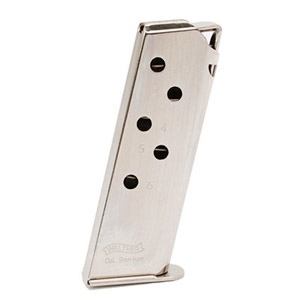 Walther PPK .380 ACP 6rd Nickel Magazine 2246009